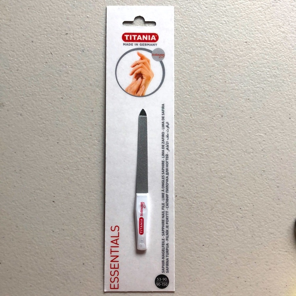 🌵3/$15 Titania Essentials sapphire nail file made in Germany (see description)